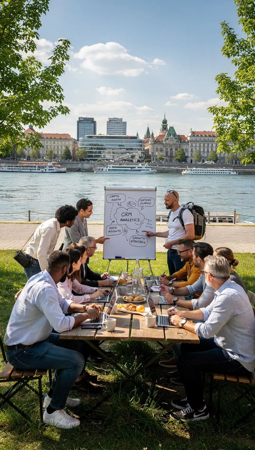 Präsentation über die besten Praktiken zur Nutzung von CRM für die Conversion-Optimierung