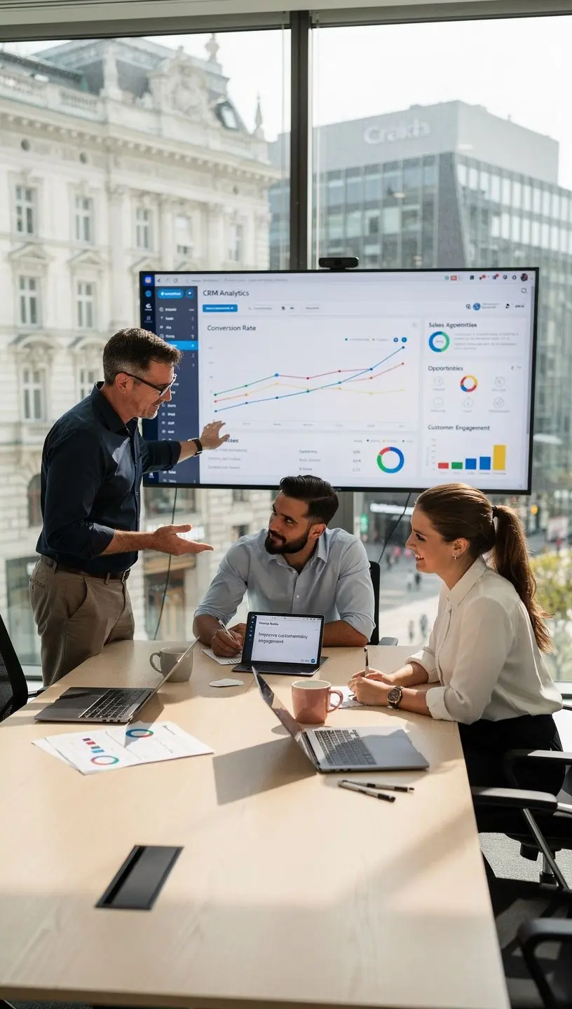 Diagramm, das den Zusammenhang zwischen Kundeninteraktionen und Conversion-Raten zeigt.